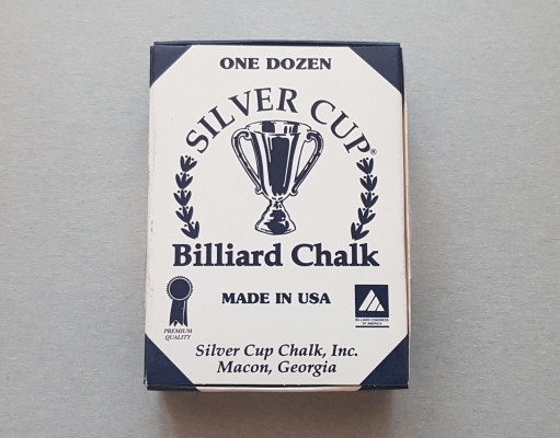 Billardkreide Silver Cup grau Pewter12er Pack